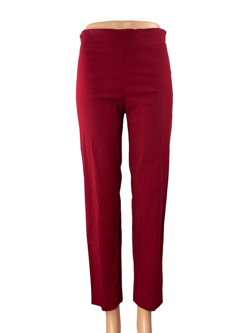 Roberta Roller Rabbit Womens Red Mid Rise Slim Straight Trousers Dress Pants 6